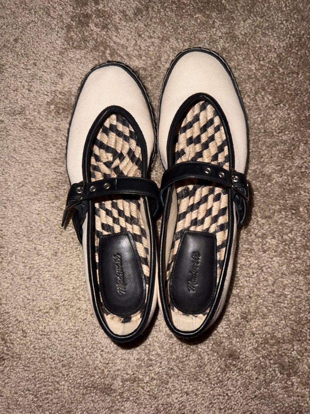 Espadrille Mary Jane Flats